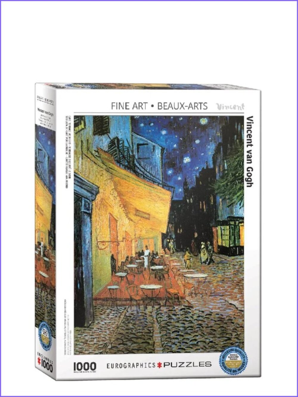 Eurographics 1000pcs Adult Puzzle -Café Terrace at Night by Van Gogh New In Box